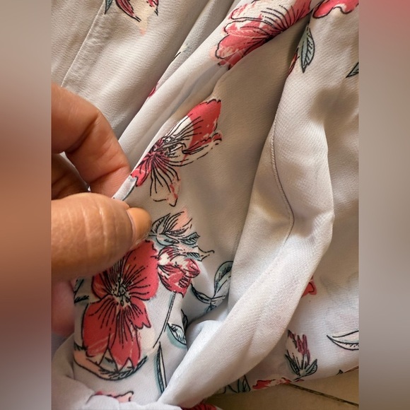 Torrid Fallover Floral Chiffon Cowl Neck Dress Women Plus Size 2X Cottagecore - Picture 8 of 16